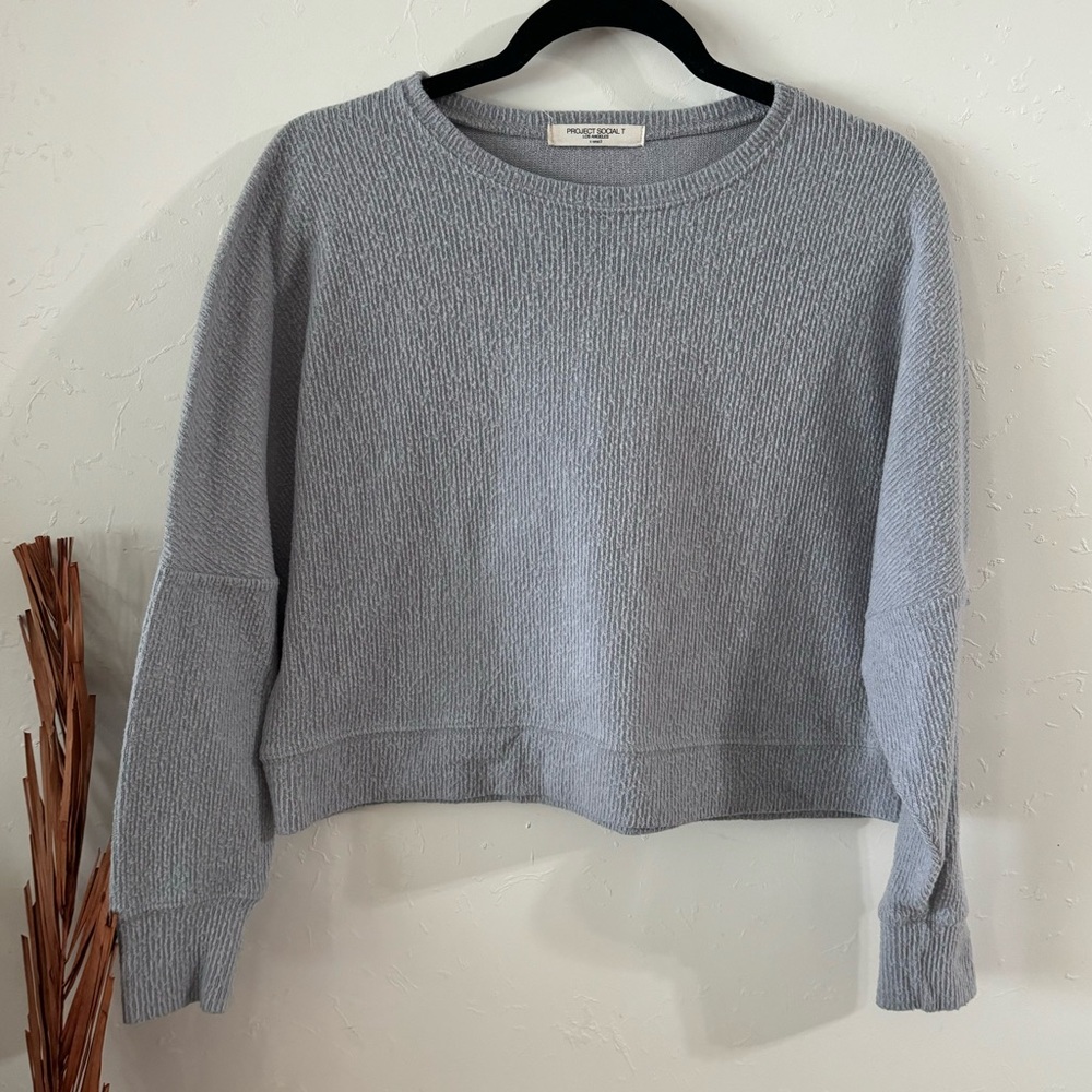 Project Social T Gray Sweater Size XS